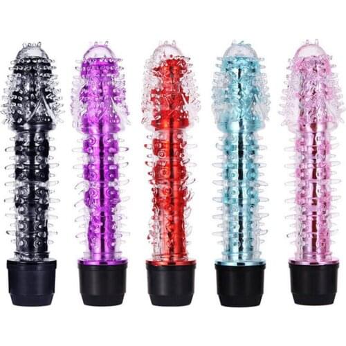 Crystal Dazzle Colour Vibrator G-Spot Massage Women Masturbation Dildo Vibrator Toy For Women Sex Toy