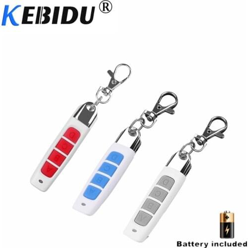 KEBIDU 12V 433MHZ Remote Control Garage Gate Door Opener Remote Control Duplicator Clone Cloning Code Car Key Transmitter