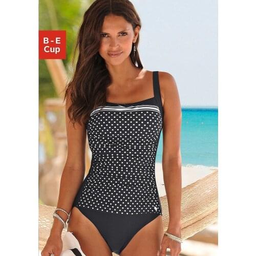 SEASHY 2021 New Dotted Swimwear One Piece Swimsuit Women Swimsuit Sport Bodysuit Beach Swimming Bathing Suit Backless Monokini