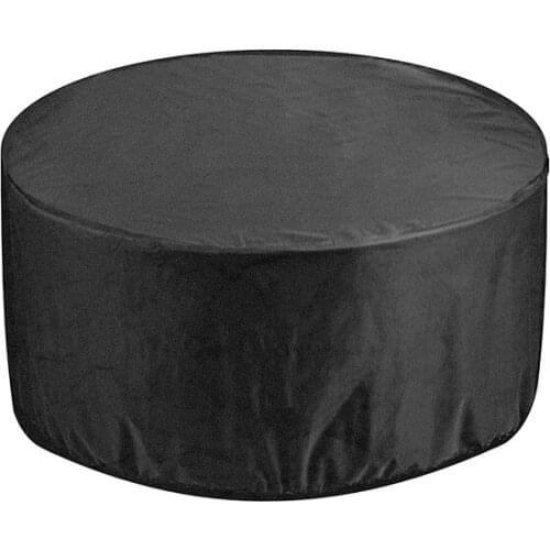 Large Round Waterproof Covers Furniture Table Chair Outdoor Garden Patio Protection All-Purpose Dust Covers Black