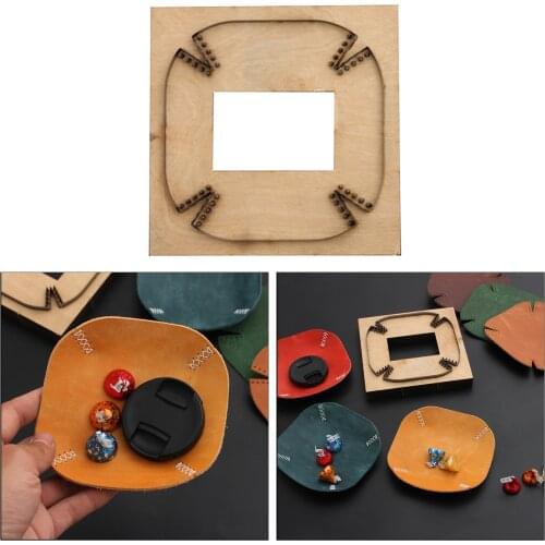 Metal Leather Cutting Die Leathercraft Handwork Leather Catchall Desk Storage Plate Mold Stencil Cut Mould