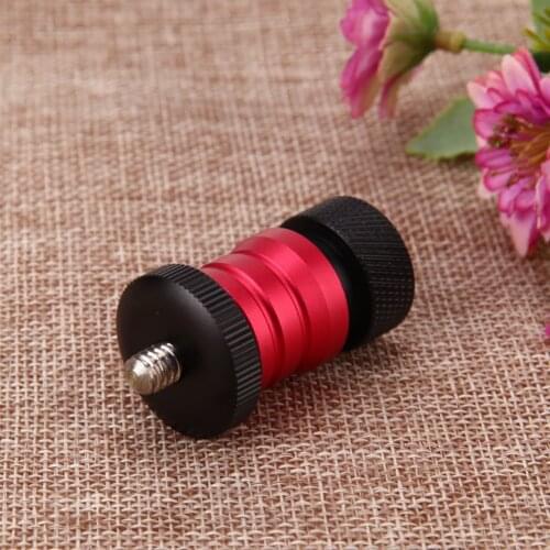 Quick Release 1/4'' Mini Tripod Ball Head Ballhead Detachable Plate for Arm Monitor LED Light for Mount Stand with Detachable