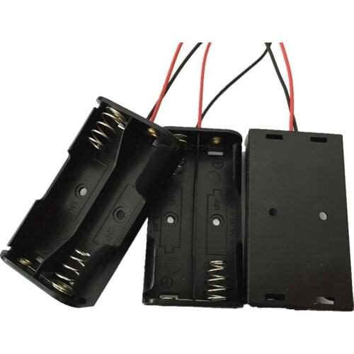 Wholesale 3V battery holder 2LR06 2X1.5V battery shell 2XAA battery box 2AA battery case 2XLR06,1000pcs/lot