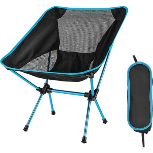 Portable Lightweight Fishing Chair with Bag Folding Extended Seat Ultralight Detachable Travel Home Camping BBQ Outdoor Hiking