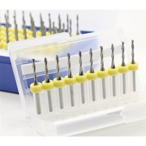 Brand New 2.0mm Flat End Mill 2 Flutes Tungsten Milling Cutters Router Bits 10pcs/lot