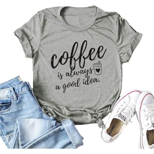 Streetwear Ladies Creative Letter Printing Round Neck Multiple Styles Multiple Sizes Comfortable Cotton Short Sleeve T-Shirt