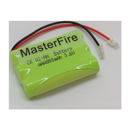 MasterFire 5PACK/LOT New Ni-MH AAA 3.6V 800mAh NiMH Rechargeable Battery Pack With Plugs For Cordless Phone Batteries