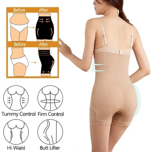 SURE YOU LIKE Women Summer Thin Section Seamless Lace Waist Trainer Shapewear Slimming Hip Raise Body Shaper Abdomen Pants