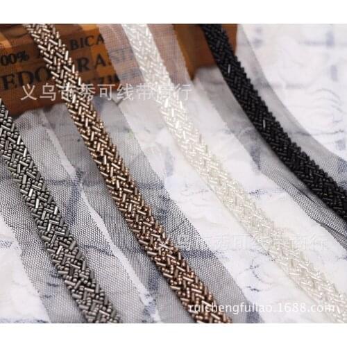 10yards/lot 1.5cm Vintage bridal bridesmaid sash rhinestone bling belt wedding for Party Evening Dresses crystal sash belt