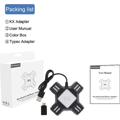 2021 New Controller Adapter, USB Game Controller Converter Keyboard Mouse Adapter Supports NS/ PS5/ PS4 / PS3 / X Series