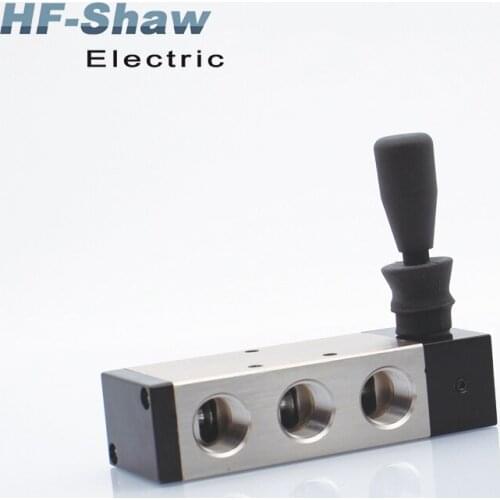 3H210-06/08 3H310-08/10 4H210-06/08 4H310-08/10 2 Position 5 Port Air Manual Valve 5/2 Way Hand Lever Operated Control Valve