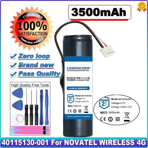 High Capacity Battery 3500mAh Battery for NOVATEL WIRELESS 4G Router SA 2100 Tasman T1114 40115130-001 Hotspot in stock