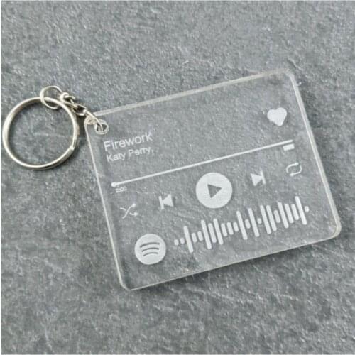 Keychain Spotify Coded Processing personalized gift valentine gift şarkınızı make gift