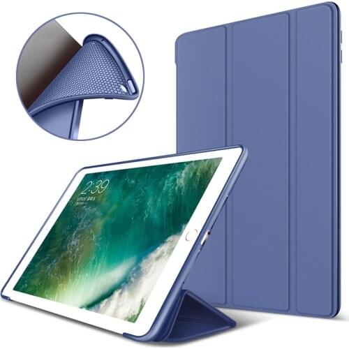 Case For iPad Pro 11 12.9 2020 10.5 9.7 2017 2018 PU Leather Smart Cover For iPad mini 5 Air 3 10.2 2019 Silicone Soft Back Case
