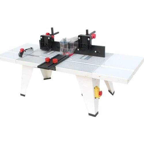 Woodworking workbench Engraving machine workbench Trimming electromechanical wood milling flip table Multifunctional