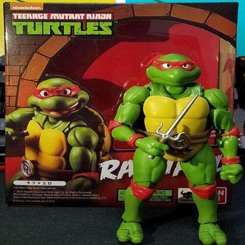Original BANDAI Soul Limited SHF Teenage Mutant Ninja Turtles LEONARDO 15CM PVC Anime Model Figure Toys Gift
