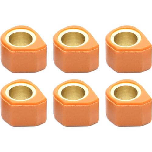 6piece Performance Variator Slider Weights 11gram 14gram 18x14mm for 125cc 150cc Gy6 Moped Scooter 157qmj 152 engine