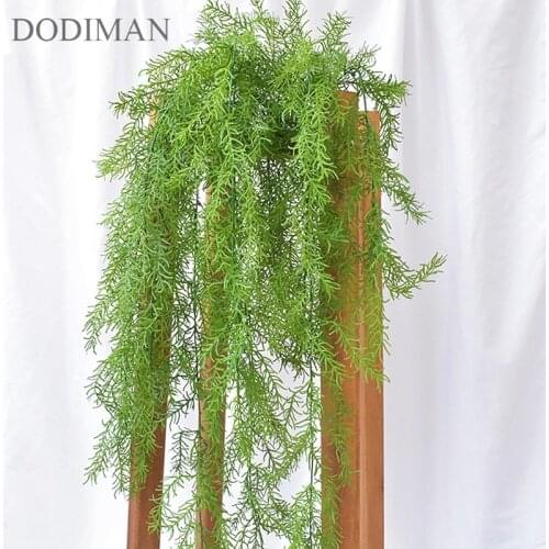 114CM Artificial green plant rattan snapdragon grass plant wall rattan plastic water grass home wedding party decoration 1pcs
