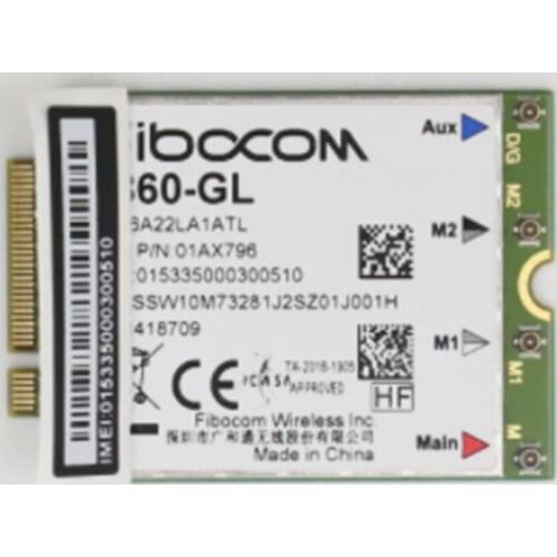 L860-GL WWAN Card Fibocom For Lenovo Thinkpad X1 carbon 7th 8th X1 Yoga 4th T490 T14 P14s T14s X13 P15s T15g 01AX796 5D10V25790