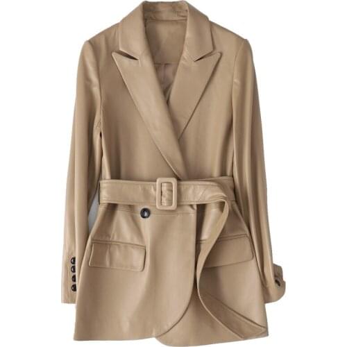 Autumn Winter Women Clothes 2020 Korean Real Fur Female Genuine Leather Jacket Vintage Tops Sheepskin Coat ZT4875