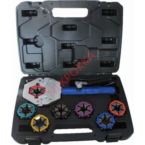 Free shipping,1500 Hydra-Krimp A/C Hose Hydraulic Crimper Kit Hose Fittings Crimping Tool Set,A/C hose crimping machine