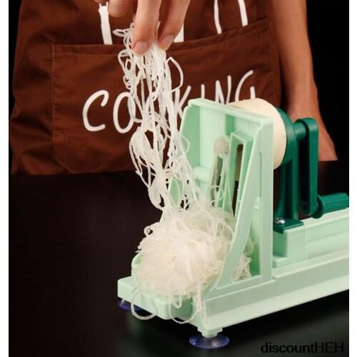 Pasta Slicer Blade Vegetable Spiralizer with Rotating Potato Spiral Cutter Noodles Kitchen Gadgets Tool