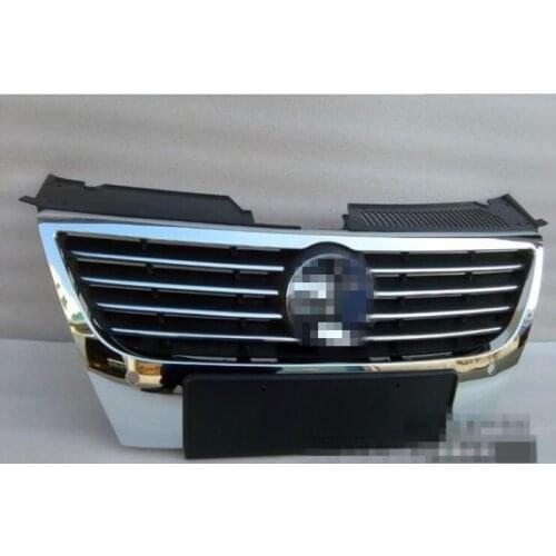 ABS Original uthentic car Front Grille Around Trim Racing Grills Trim for Passat B6 2006-2012 Car styling