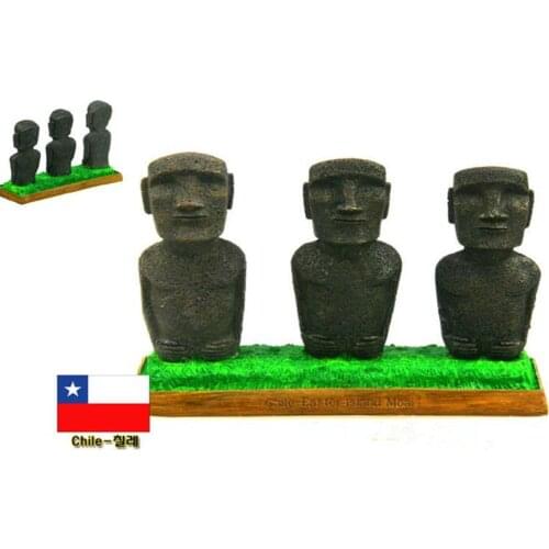 Hot Sale Easter Island, Chile Creative Resin Crafts World Famous Landmark Model Tourism Souvenir Gifts Collection Home Decor