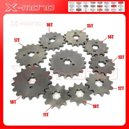 428 10-19 Tooth 20mm ID Front Engine Sprocket for Stomp YCF Upower Dirt Pit Bike ATV Quad Go Kart Moped Buggy Scooter Motorcycle