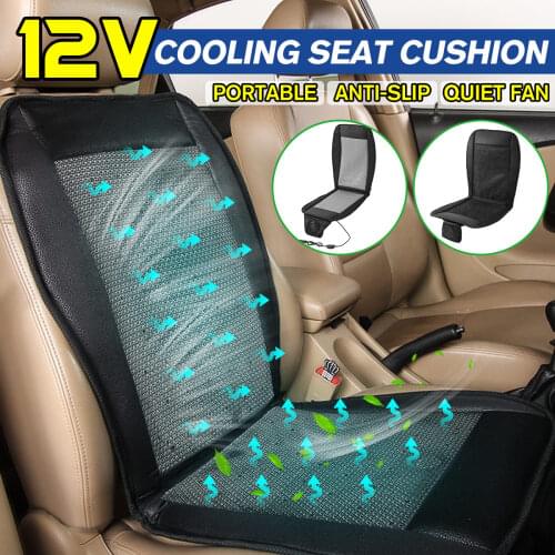 12V New summer cool ventilation cushion car cushion cooling seat air fan massage seat air conditioning cushion 2 speeds low/high