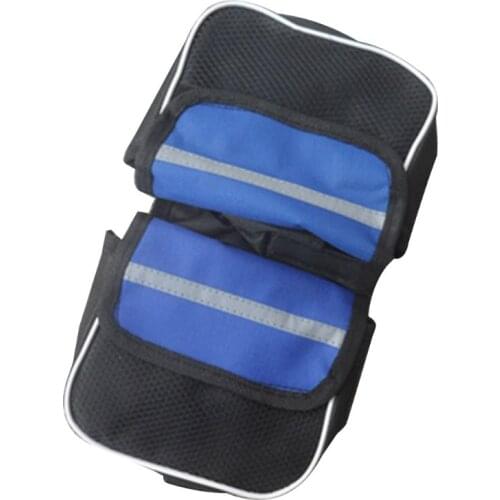 Rectangular 3-in-1 Bicycle Side Bag Modified Front Handlebar Pack Edging Package Knight Riding Multipurpose Storage