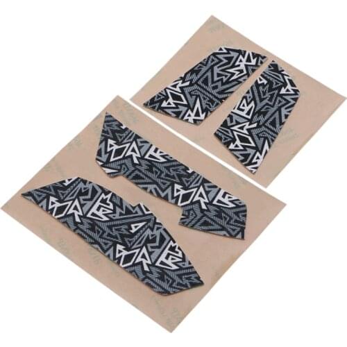 Hotline Games Gray Mouse Grip Tape Side Sticker for logitech G102 G304 Gaming Mouse Anti-Slip Tape Pre Cut Easy Apply