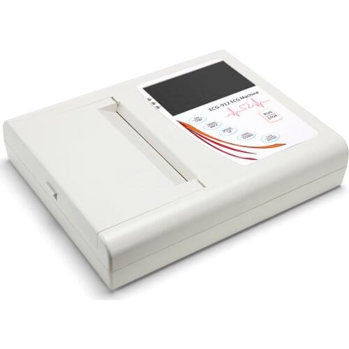 Sinnor ECG machine 12-lead EKG machine 7inch display touch screen with accessories