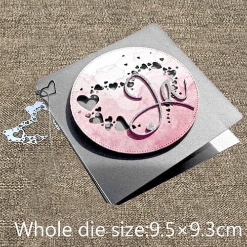 New Design Craft Metal Cutting Die die cuts heart shape decoration scrapbook Album Paper Card Craft Embossing die cuts