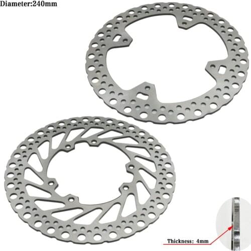 Motorcycle Rear Brake Disc Rotor Front Rotor Brake Disc 240mm for CR125 CR250 2002-2008 CRF250 CRF450 2002-2017