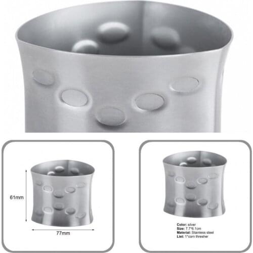 Food Grade 304 Stainless Steel Non-slip Handle Corn Stripper for Dinner Room