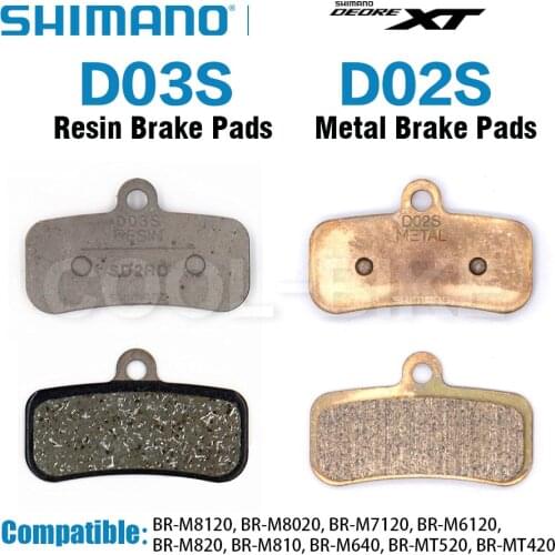 Bike bicycle D03S hydraulic disc brake Pads resin pad MT420 MT520 M640 M820 M810 M8020 M8120 M7120 M9120