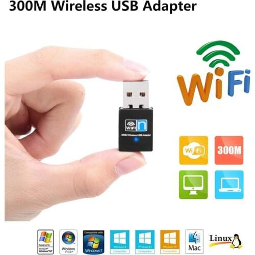WiFi adapter Wireless wifi dongle Network Card 802.11 n/g/b wi fi LAN Adapter RTL8192 Chip Mini USB Wifi 300M
