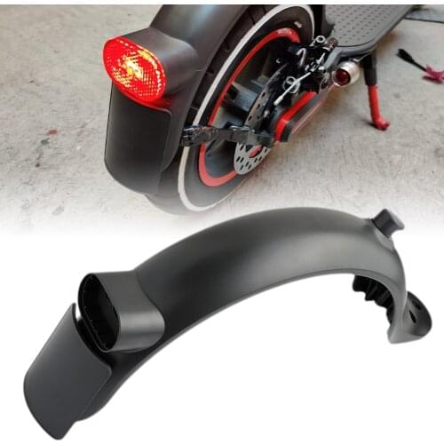 Scooter Rear Mudguard Fender With License Plate Holder Without Taillight for Xiaomi Pro2 1S Electric Skateboard Accessories