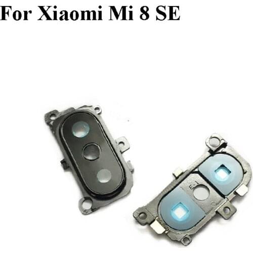 For Xiaomi mi 8 Se 8SE Rear Back Camera Glass Lens +Camera Cover Circle Housing Parts Replacement For Xiaomi mi 8se 8 se