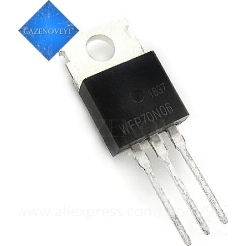 10pcs/lot WFP70N06 FP70N06 RFP70N06 70N06 TO-220 60V 70A In Stock