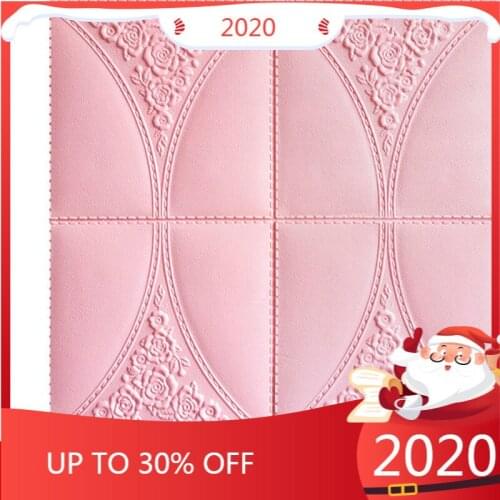 3d wall stickers self-adhesive living room bedroom TV background wall foam anti-collision soft bag waterproof wall stickers