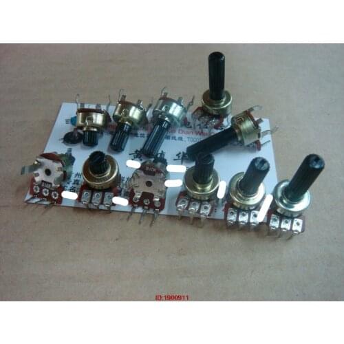 5pcs/lot R1212N single joint potentiometer B10K plum blossom handle [shaft length and more specifications]