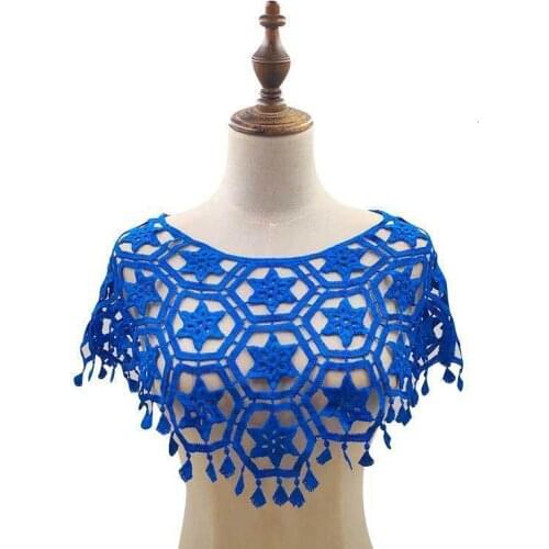 8clolrs Dress Collar Lace Trim Decorative Lace Shawl Applique Neckline On Clothes Trimmings For Garment Sewing Accessories