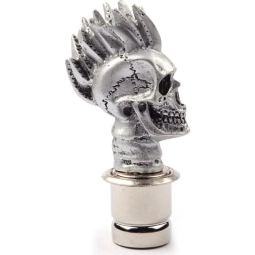 Black Has skull cigarette lighter plug DC 12V universal for all vehicles
