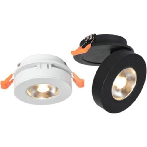 Dimmable Round Surface Mounted COB LED Downlight 5W/7W/10W LED Lamp AC85V-265V Ceiling Spot Light with LED Driver White/Warm