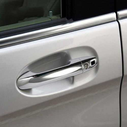 For Mercedes Benz Vito 2017 V-Class 8PCS ABS Chrome Car Side Door Handle Bowl Protector Cover Trims Car Styling Accessories
