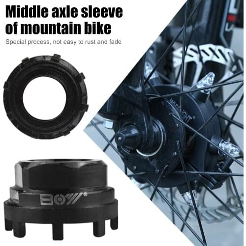 Bicycle Crank Remover Bottom Bracket Shaft Repair Tool Bike Part Extractor Steel Chainring Lockring Remover Installer