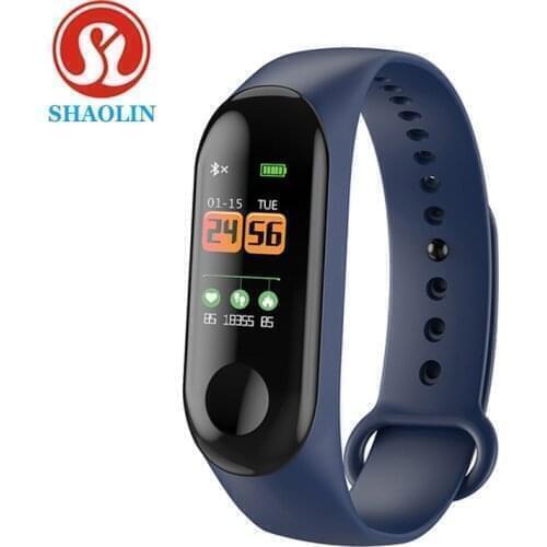 SHAOLIN Sport Smart Wristband Blood Pressure Heart Rate Monitor Smart Watch Fitness Tracker Pedometer Band Men Women