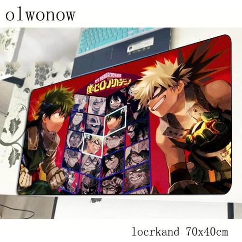 My Hero Academia mouse pad gamer wrist rest 700x400x2mm notbook mouse mat gaming mousepad large xl pad mouse PC desk padmouse